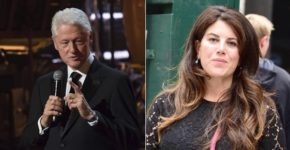 Imagen de Bill Clinton y Monica Lewinsky.