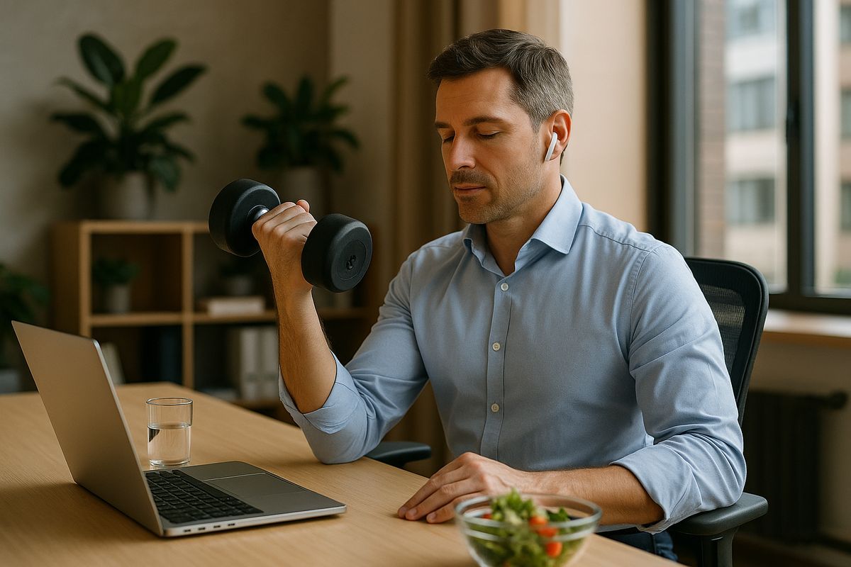 Hábitos saludables para trabajadores de oficina en 2025