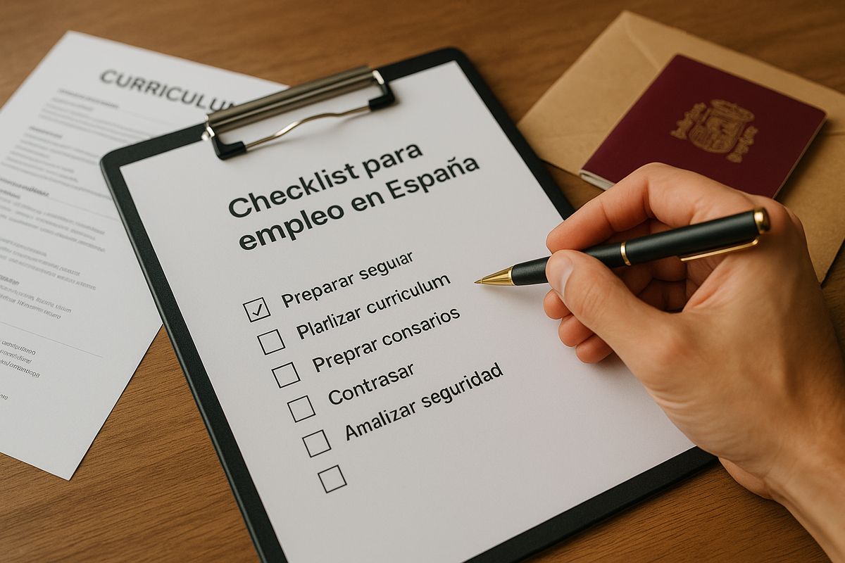 Checklist imprescindible para tu búsqueda de empleo en España